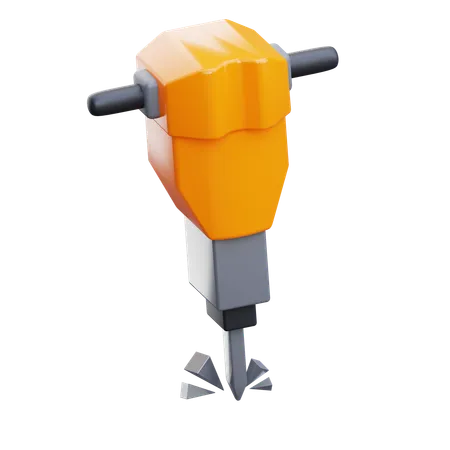 Jackhammer  3D Icon