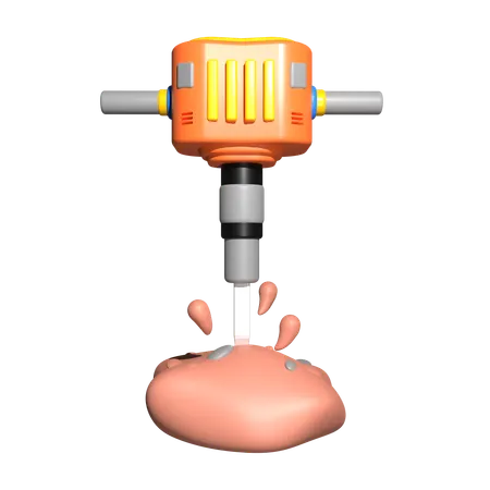 Jackhammer  3D Icon