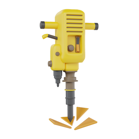 Jackhammer  3D Icon