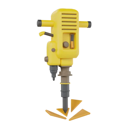 Jackhammer  3D Icon