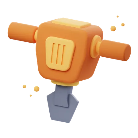 Jackhammer  3D Icon