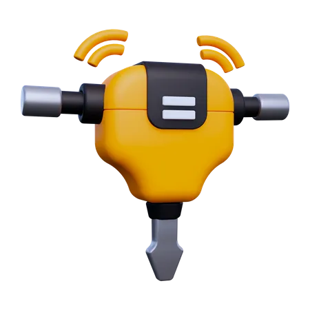 Jackhammer  3D Icon