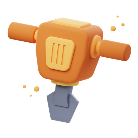 Jackhammer  3D Icon