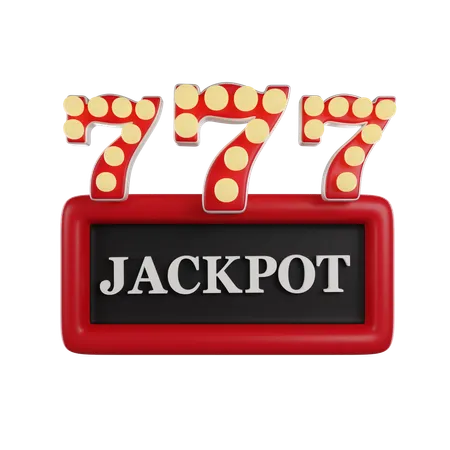 Jackpot 777  3D Icon