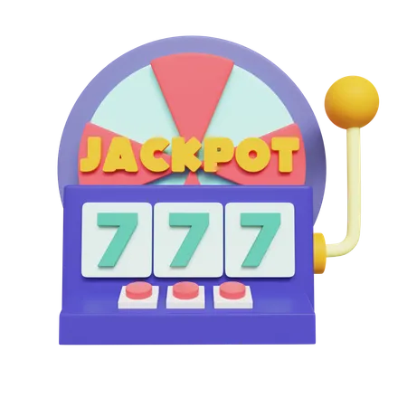 Jackpot Machine  3D Icon