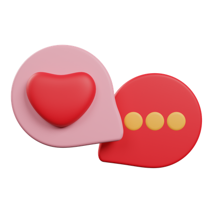 J'adore discuter  3D Icon
