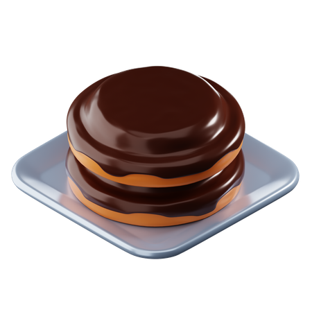 Jaffa Cake  3D Icon