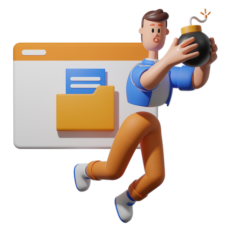 J'ai attrapé une bombe virale  3D Icon