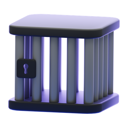 JAIL  3D Icon