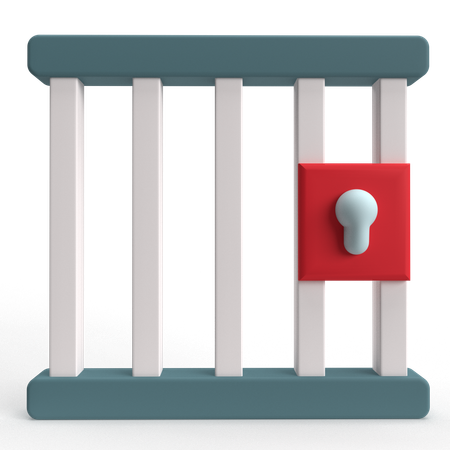 Jail  3D Icon