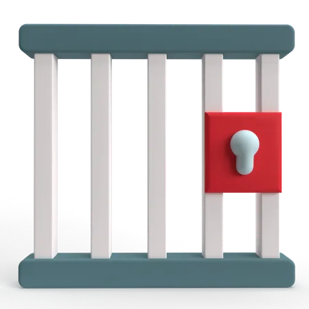 Jail  3D Icon