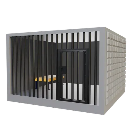 Jail  3D Icon