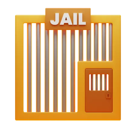 Jail  3D Icon