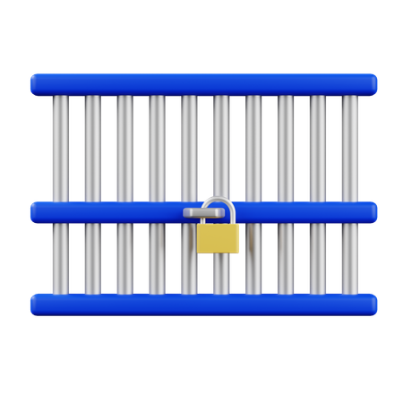 Jail  3D Icon