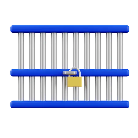 Jail  3D Icon