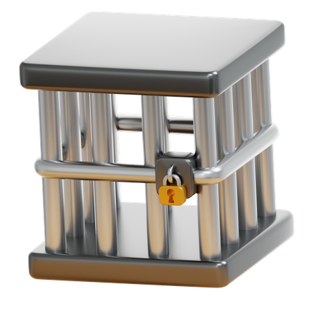 JAIL  3D Icon