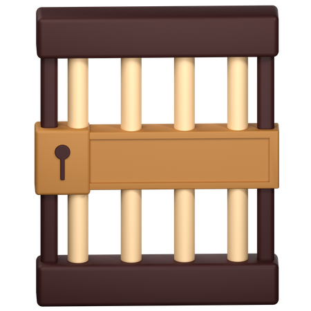 Jail  3D Icon