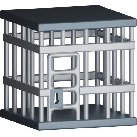 Jail  3D Icon