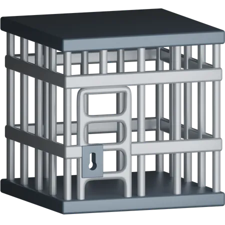 Jail  3D Icon