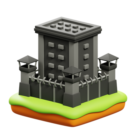 Jail  3D Icon