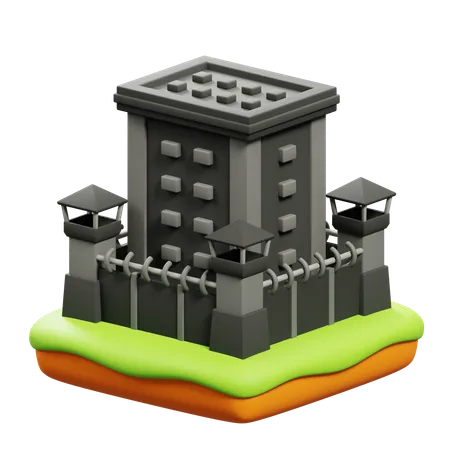 Jail  3D Icon