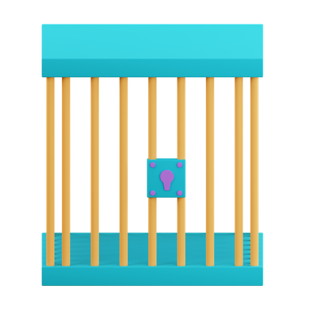 Jail  3D Icon
