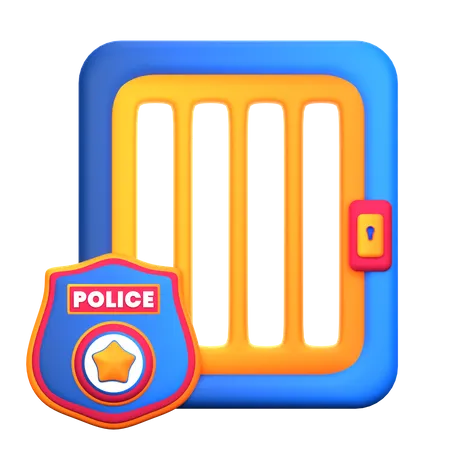 Jail  3D Icon