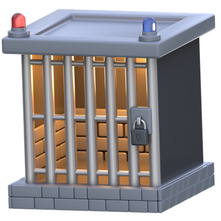Jail Cell  3D Icon