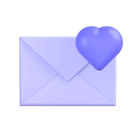 Comme le courrier  3D Icon