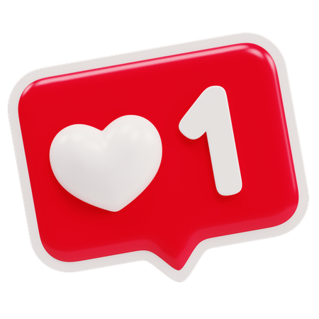 Comme une notification  3D Sticker