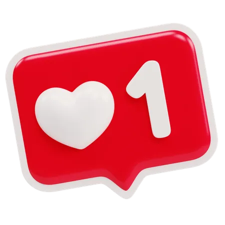 Comme une notification  3D Sticker