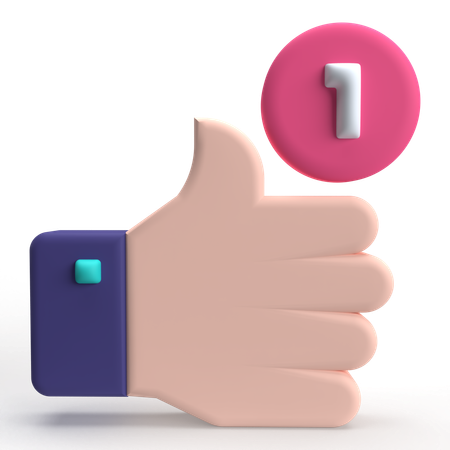 Comme une notification  3D Icon