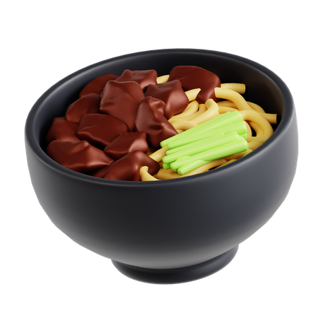 Jajangmyeon  3D Icon