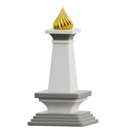 Jakarta Monument 3D Icon