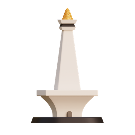 Jakarta Monument  3D Icon