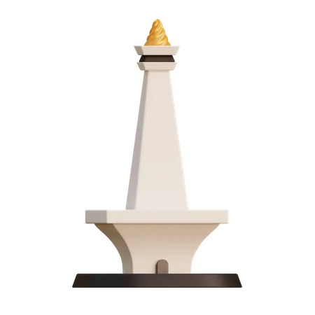 Jakarta Monument  3D Icon