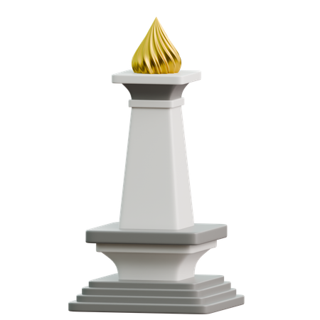 Jakarta Monument  3D Icon