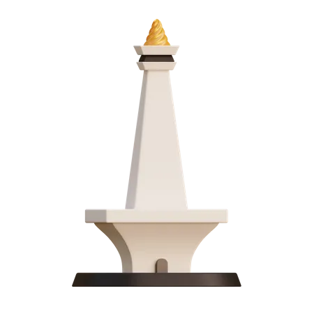 Jakarta Monument 3D Icon