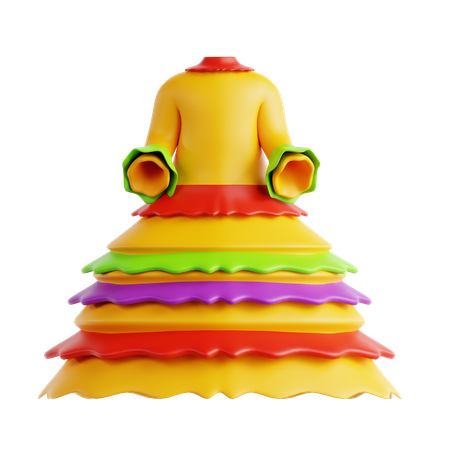 Jalisco Dress  3D Icon