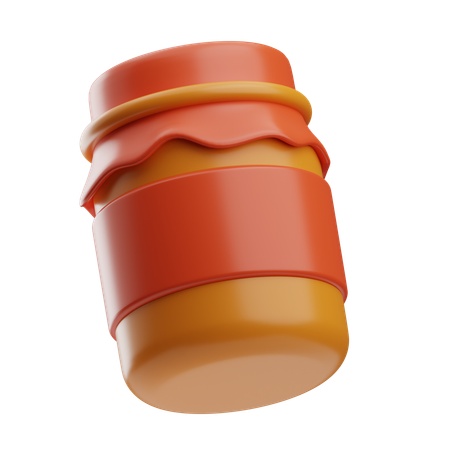Jam Bottle  3D Icon