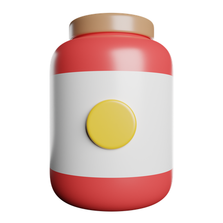 Jam Bottle  3D Icon