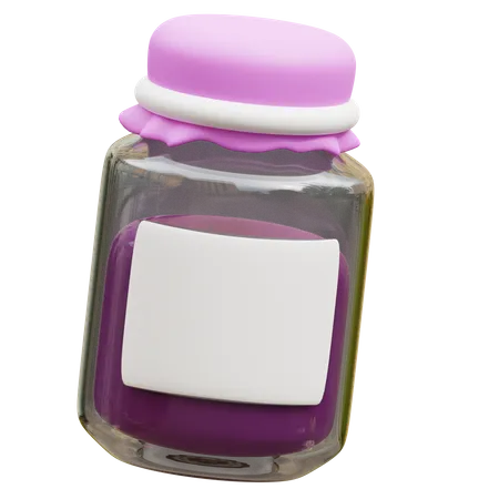 Jam Bottle  3D Icon