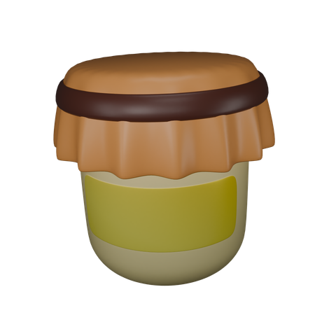 Jam Bottle  3D Icon