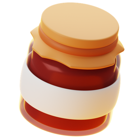 Jam Bottle  3D Icon