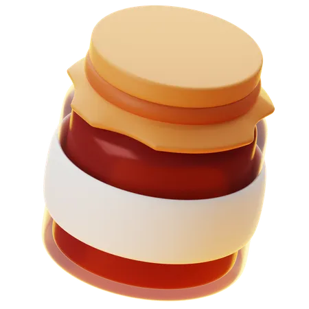 Jam Bottle  3D Icon