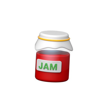 Jam Jar  3D Icon