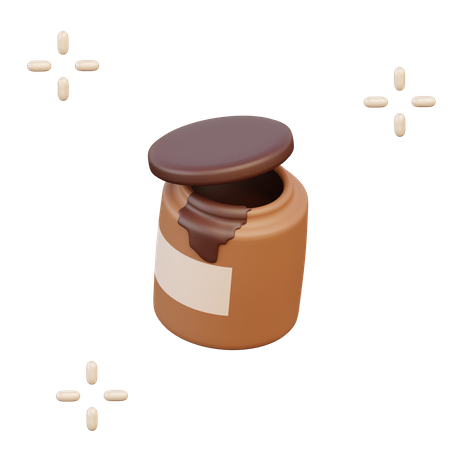 Jam Jar  3D Illustration