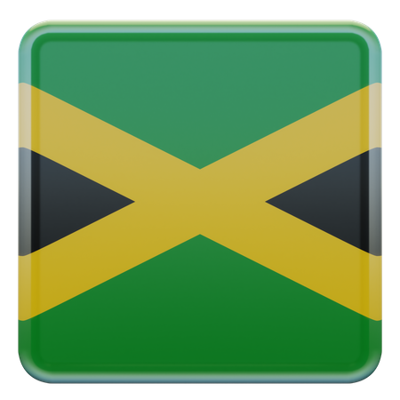 Jamaica Flag  3D Illustration
