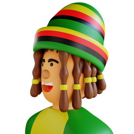 Jamaika  3D Icon