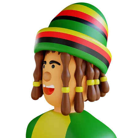 Jamaika  3D Icon